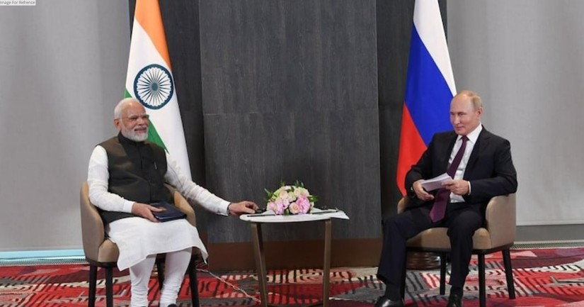 Tổng thống Nga Vladimir Putin và Thủ tướng Ấn Độ Narenda Modi. Ảnh: Sputnik